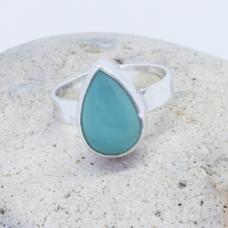 Blue Chalcedony Ring