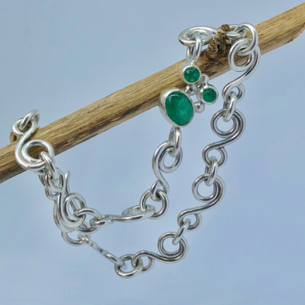 Emerald Waves Bracelet